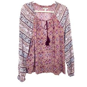 Billabong Bohemian Multi Print Blouse